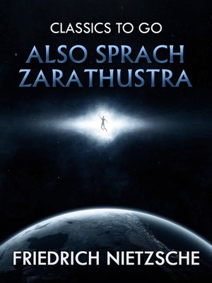 cover image of Also sprach Zarathustra